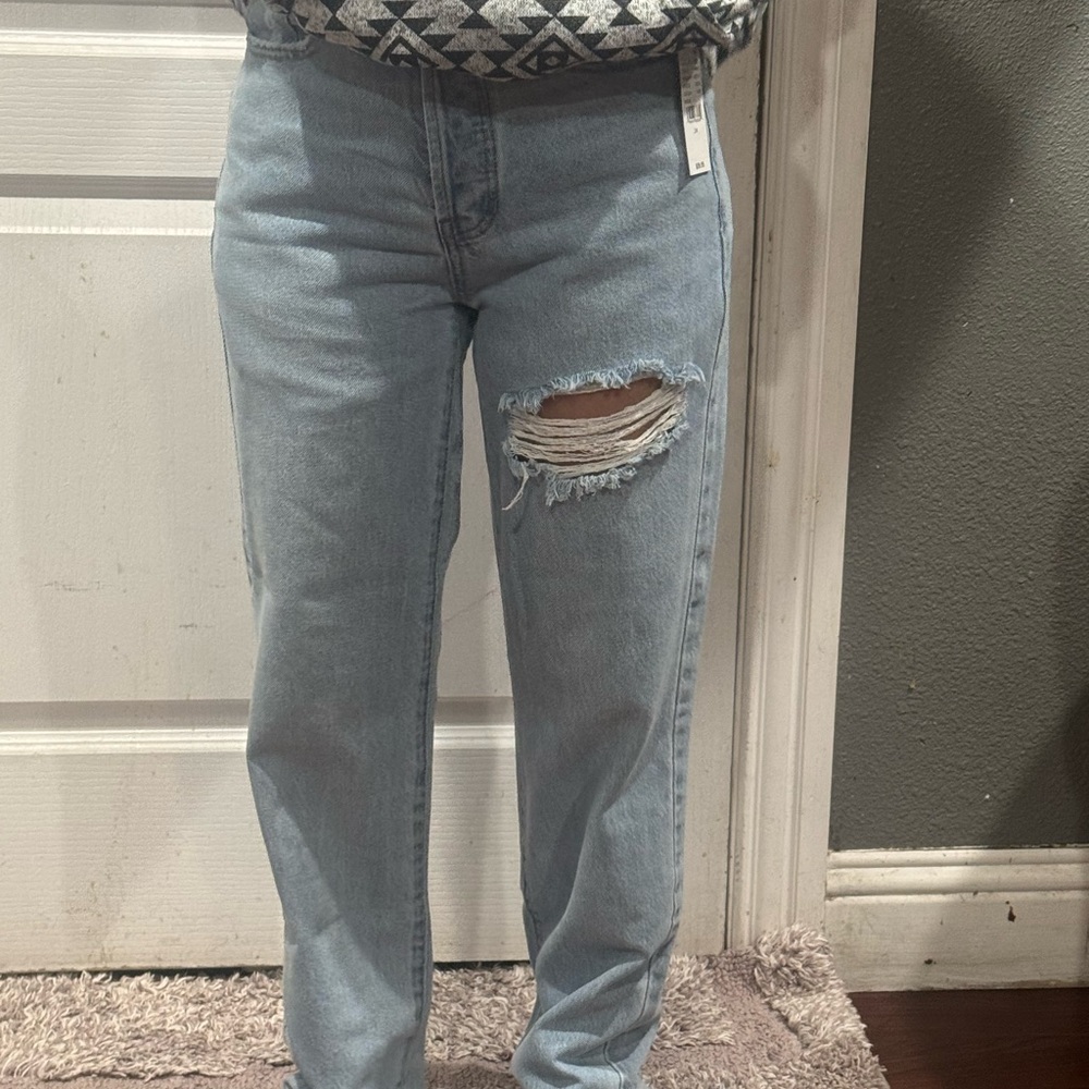 Brand new PacSun straight-leg jeans, size 24.